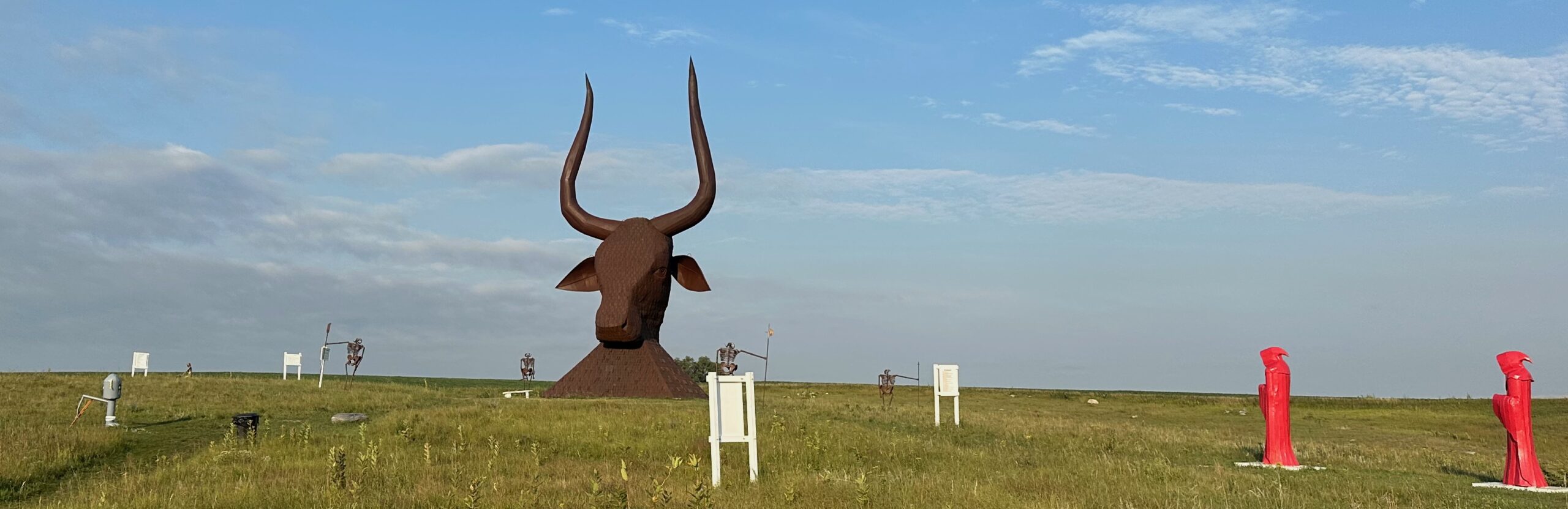 Porter Sculpture Park: Find the Bull!